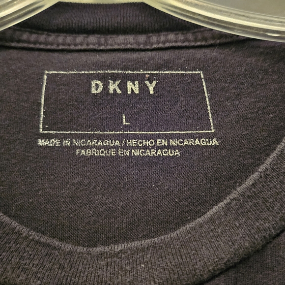 DKNY Blocked Logo Graphic T-shirt | Size Large - Picture 6 of 6